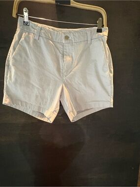 lululemon athletica Men's Flat-Front Shorts in Light Tan